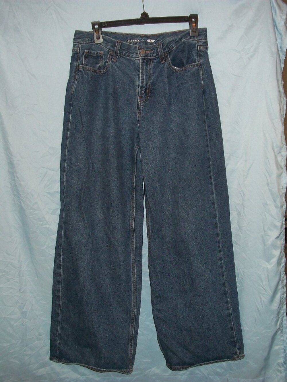 Girls Old Navy Size 6 Mid Rise Baggy Wide Leg